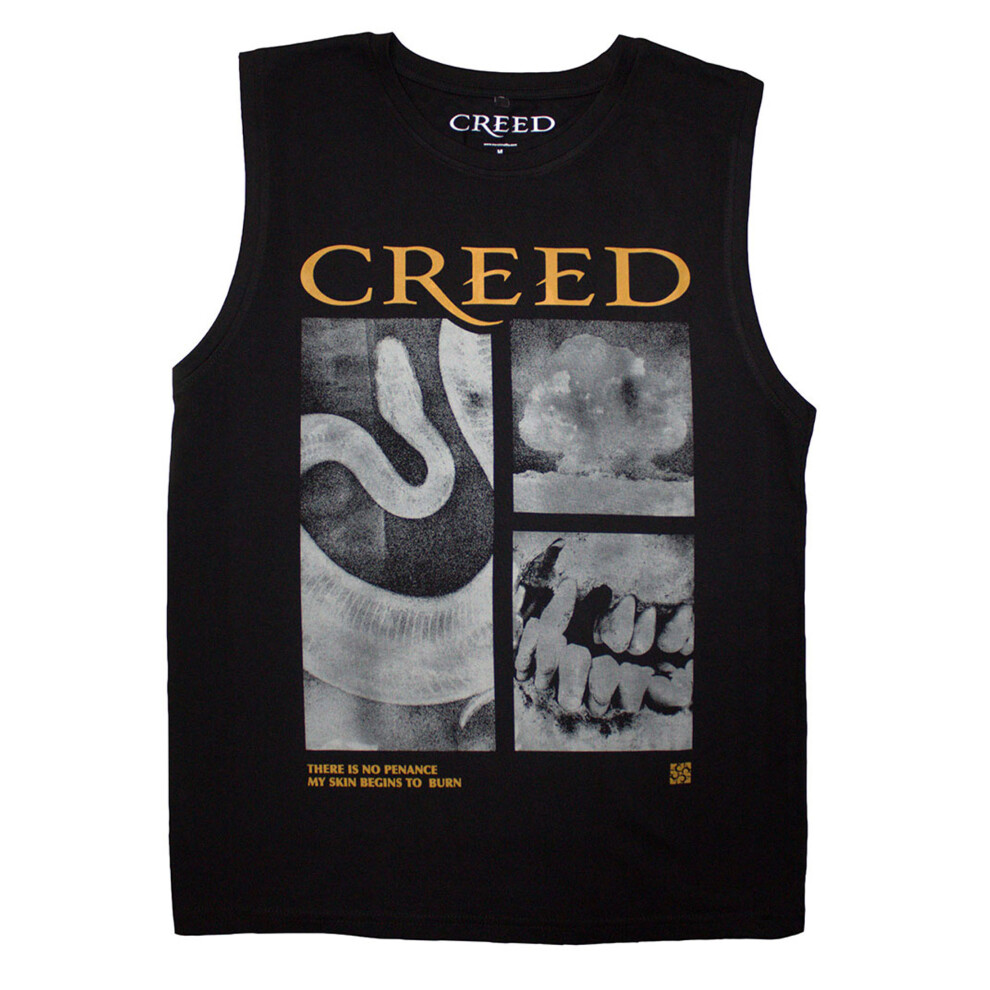 (L, Black) Creed X-Ray Penance Tank Top