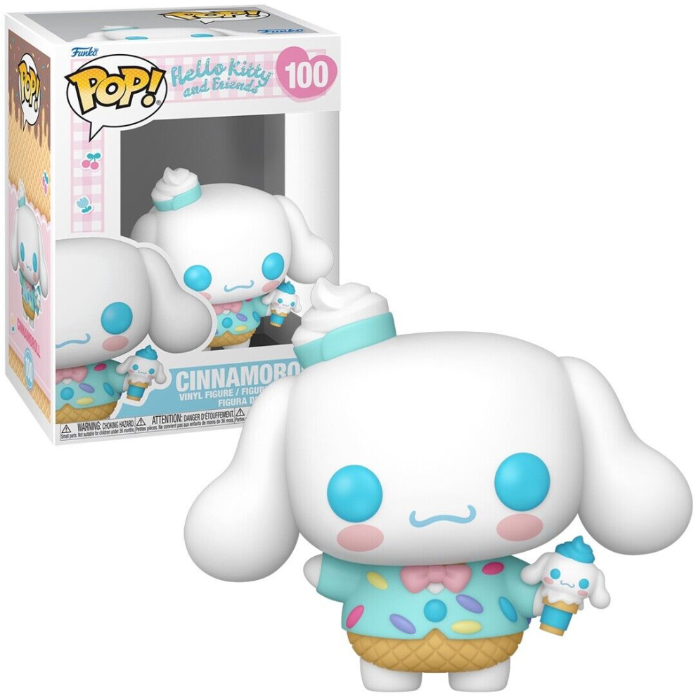 Funko Cinnamoroll (Ice ) Hello Kitty Pop! Sanrio Vinyl Figure Cream