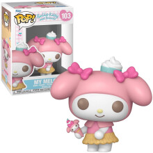Figurine - Funko Pop! - Hello Kitty - My Melody - Langlebiges Vinyl - 9,5 cm