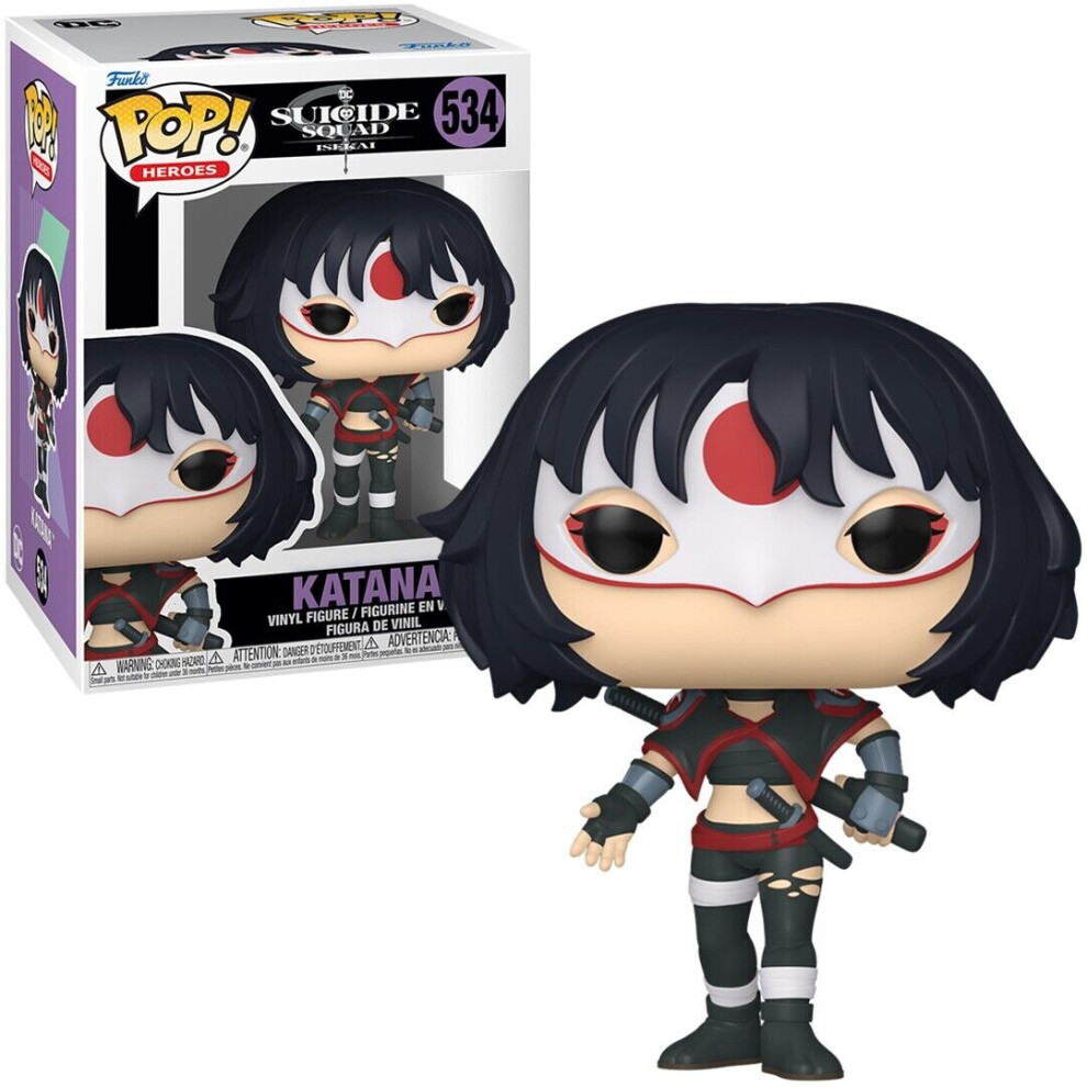 Katana Suicide Squad Isekai Funko Pop! DC Comics Vinyl Figure-image-OPC-PGYXFRV-NEW