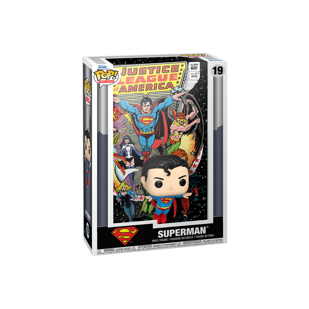 Photos - Action Figures / Transformers Funko Superman   Pop! Comic Cover Vinyl Figure (Justice League of America #217)