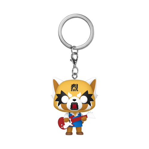 Funko Aggretsuko (with Guitar) Funko Pocket Pop! Sanrio Keychain 1