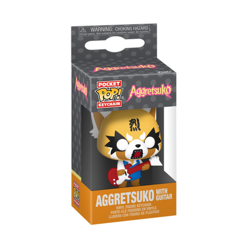Funko Aggretsuko (with Guitar) Funko Pocket Pop! Sanrio Keychain 2
