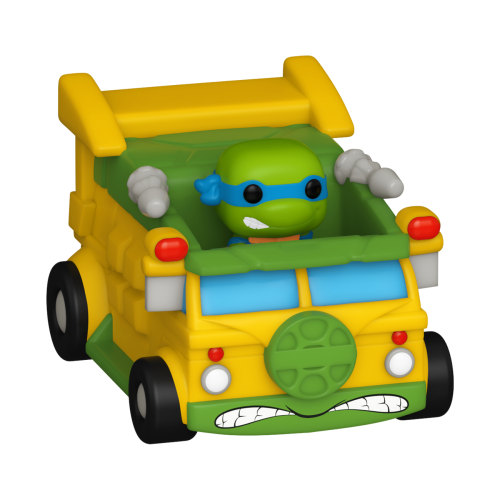Funko Leonardo with Turtle Van TMNT Funko Bitty Pop! Rides Vinyl Figure 2
