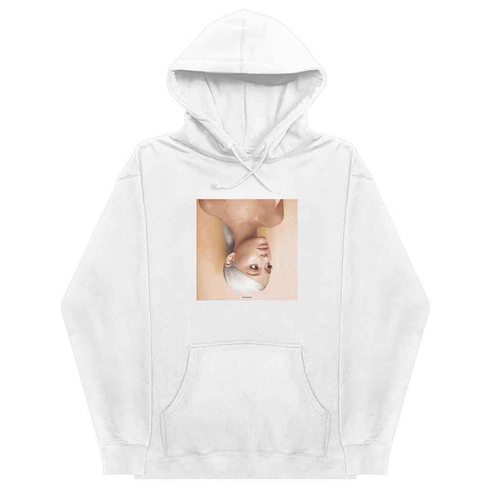 (M, White) Ariana Grande Sweetener Pullover Hoodie
