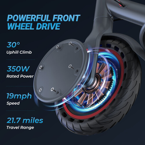 Electric Scooter 10.5Ah for Adults 8.5'' Foldable 2