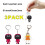 3 x Squid Game Keyring Figure Soldier Key Chain Car Backpack Pendant 4