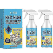 2pcs Dustmite Killing Spray Bed Bugs Remover Mitess Killer Natural Bed Bugs Eliminator for Bed Pillow Sheet Couch Cleaner