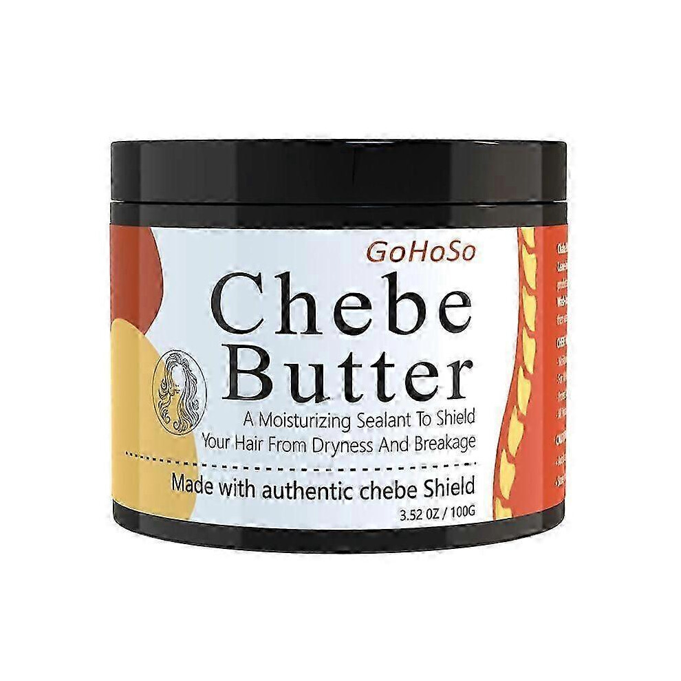 (2PCS) Chebe Butter for Hair Growth With Castor Oil, Deep Conditioning Chebe Hair Grease Chebe Oil for Hair Growth Treatment for Dry Hair, Thickening