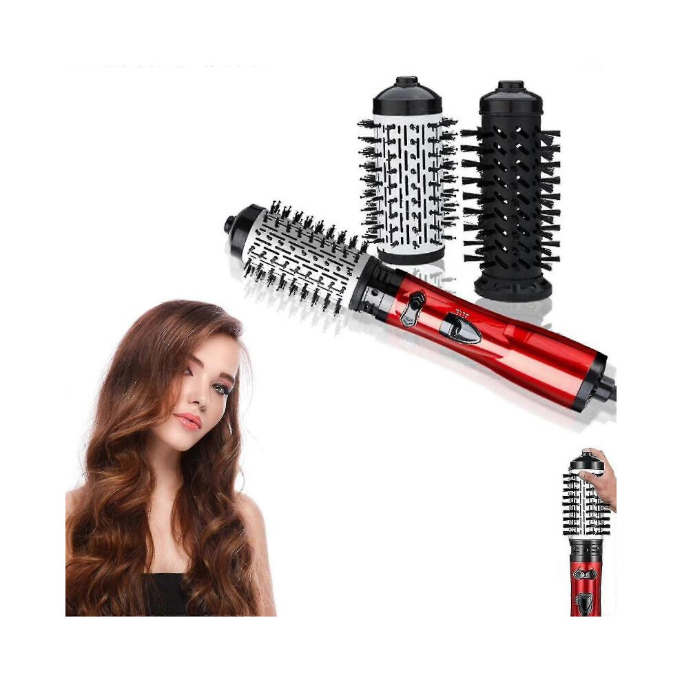 3-in-1 Hot Air Styler And 360 Rotating Hair Dryer Dry Curl Hair Straighten Brush-jie
