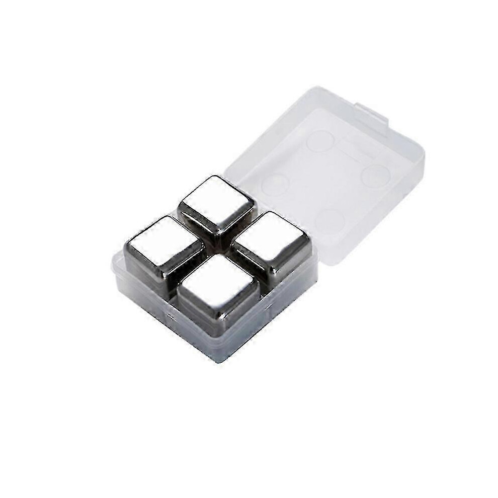 Stainless Steel Ice Cubes 304 Food Quick-frozen Ice Wine Set Metal Ice Grains Red Wine Whiskey Iced