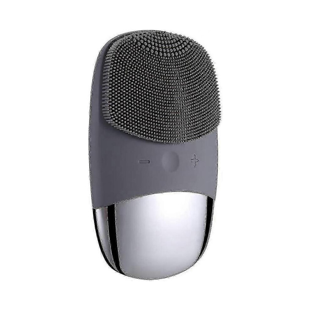 Mens Facial Cleansing Brush, 3 In 1 Electric Silicone Face Massage Brush