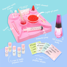 WILD! Science Perfume Making Studio - Kids Potion Kit, Perfume Making Kit for Girls - Create Unique Fragrances, Ruby Sc