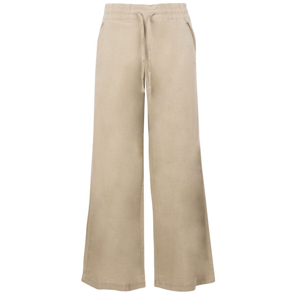 (L, Dark Mushroom) Trespass Womens/Ladies Zinny Wide Leg Trousers