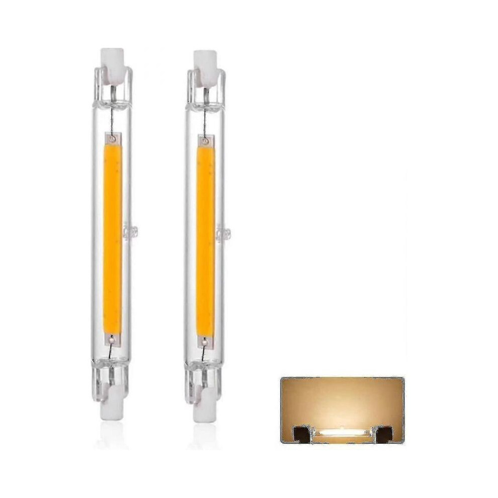 R7s Led Bulb 118mm 30w Dimmable, Warm White 3000k 3000lm, Linear Replace J118 300w Halogen Lamp, 360