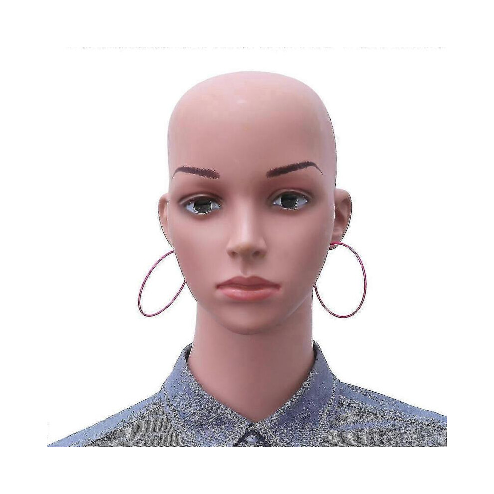 Retro Earrings Big Hoop Earrings Plastic Hoop Earrings Earrings National Earring