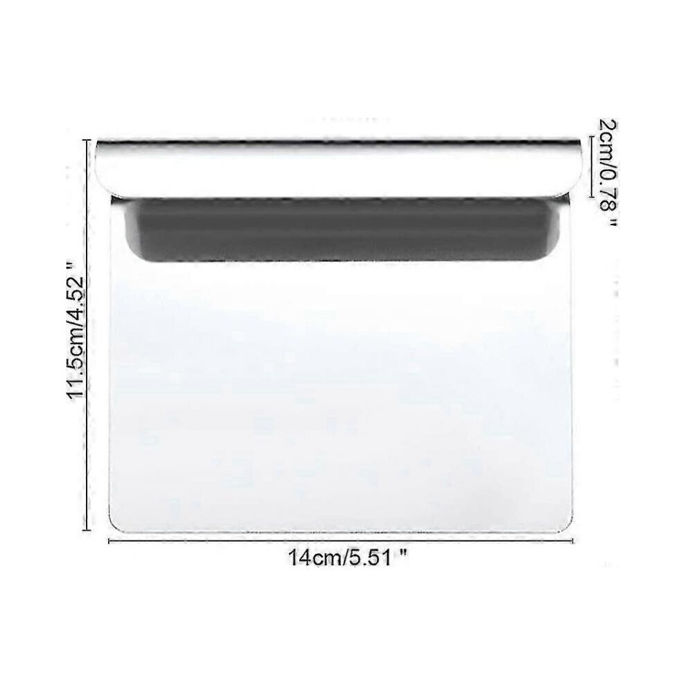 Dough Knife Stainless Steel Vegetable Scoop Dough Scraper Kitchen Spatula Cooking Spatula Dough Card Scraper Kitchen Cutter Dough Scraper Fruit Vegeta