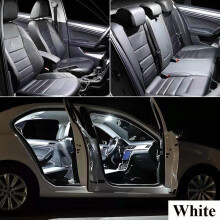 (Wit 6000K-Auris (2006-2018) 6 P) Auto LED Interieur Licht Canbus Voor Toyota Land Cruiser 100 200 Prado