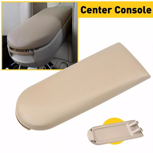 2 Kleuren Kunstlederen Armsteunhoes Voor Volvo XC 90 (2003-2014) – Beige, Beschermt En Verzorgt Je Interieur