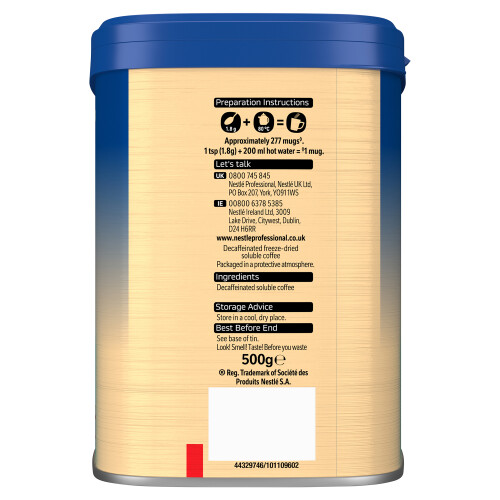 Nescafe Nescafe Gold Blend Decaff Instant Coffee Granules, 2x500g 2