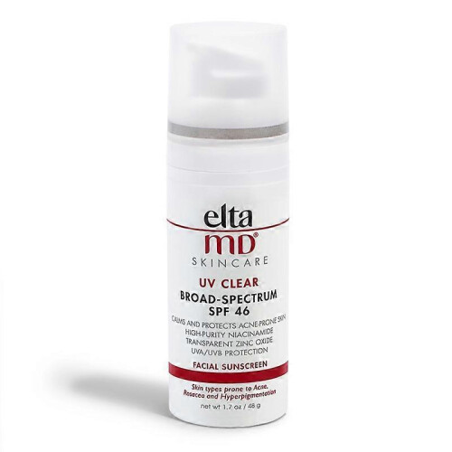 48g Eltamd Uv Clear Tinted Face Sunscreen Broad-spectrum SPF 46 Face Sunscreen