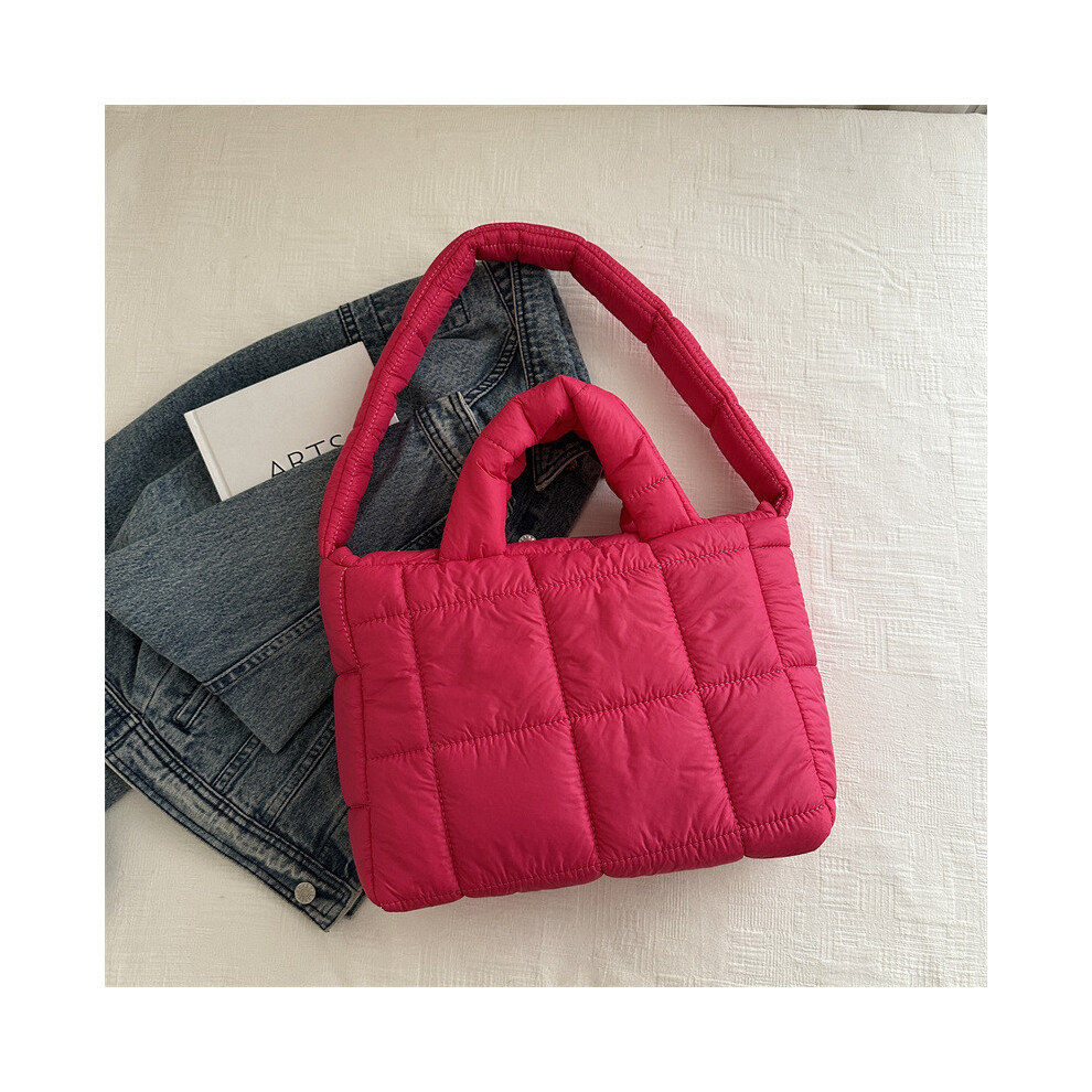 (Pink)Élégant sac cabas shopping toile pour femme avec options de couleur uniques et design fonctionnel