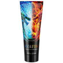 Onyx Ice and Fire Tingle Dark Bronzer Sunbed Cream Indoor Hot Cold Tan