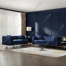 (Royal Blue, 3 Seater Sofa) SnoozeOnline Chesterfield Sofa Set 3+2 Seater Set Suite Settee Lounger 1,2,3 Seater Sofas