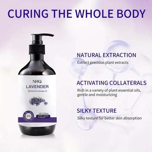Rose Massage Oil: 300ml Back scraping, fatigue relieving massage. 1