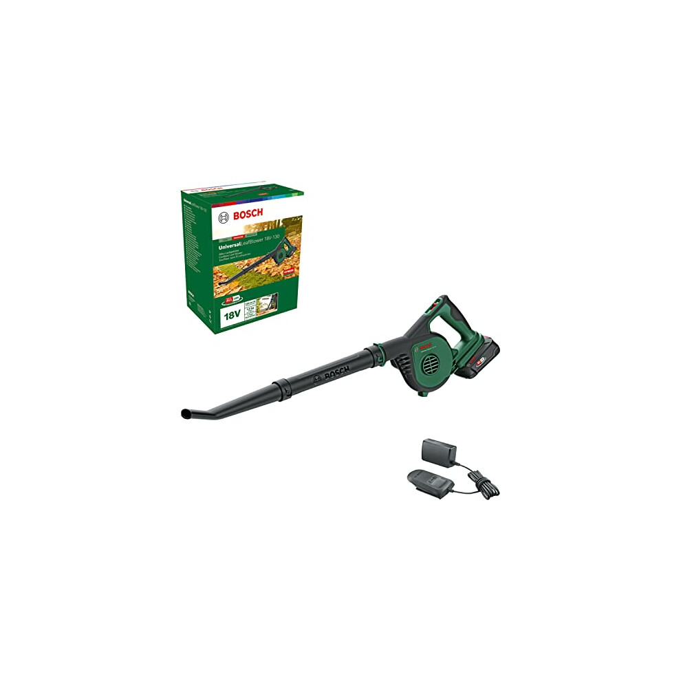 Bosch 18V Cordless Leaf Blower Universalleafblower 18V-130 1X 2.5Ah Battery