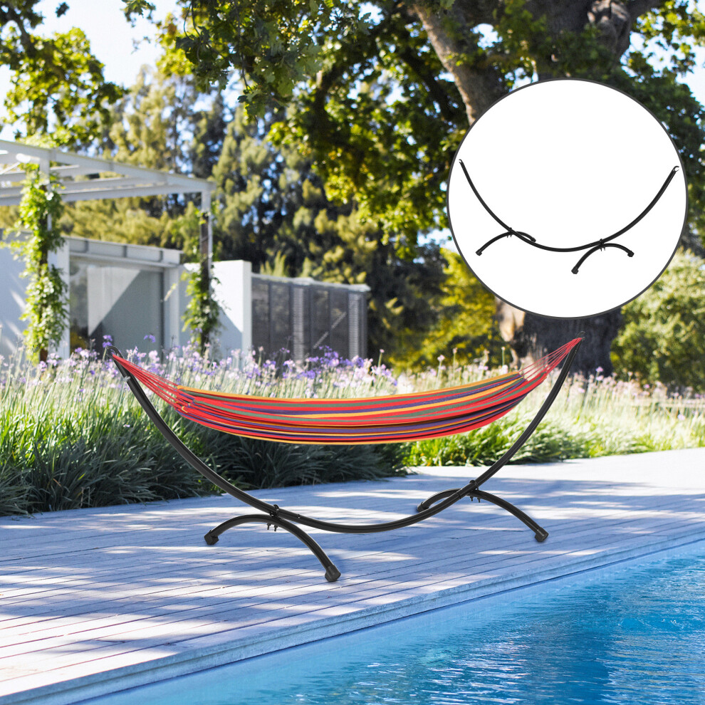 Outsunny 3(M) Metal Hammock Stand Frame Replacement Garden Outdoor Patio