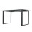 Marble Effect Dining Table with Iron Metal Legs 14