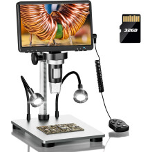 Digital Microscope: 1080P 1200X Coin Microscope Magnifier