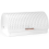 EHC Bread Bins for Kitchen, Bread Box with lid, Kitchen Storage Bin, Bread Container, White, VENTILATED Back to keep Co 1