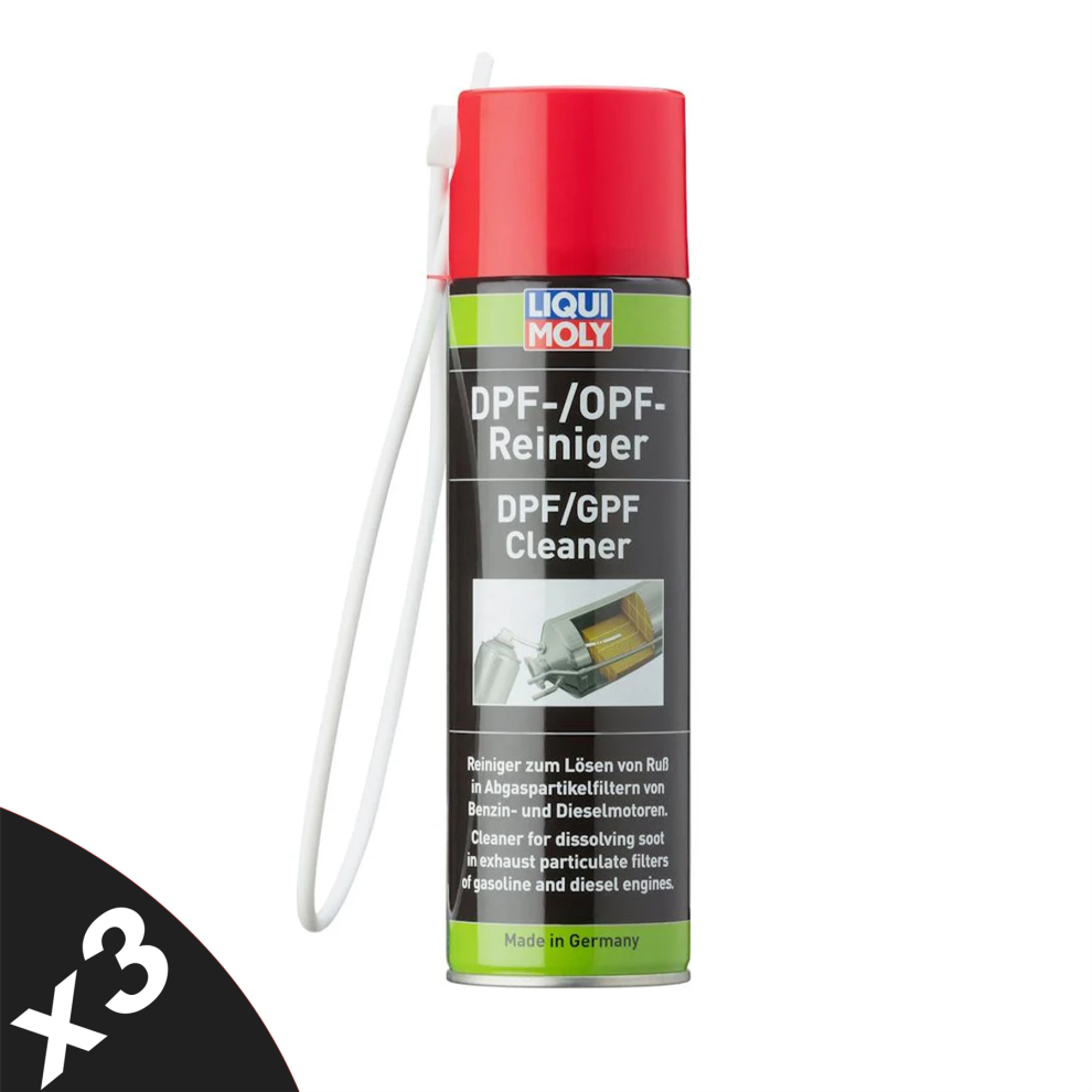 Liqui Moly DPF/GPF Cleaner Diesel & Gasoline Particulate Filter Cleaner 3x400ml