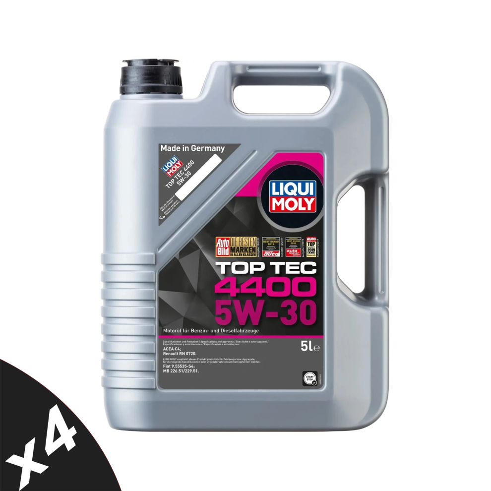 Photos - Engine Oil Liqui Moly 5w30 Fully Synthetic  Top Tec 4400 ACEA C4 RN 0720 4x5L 
