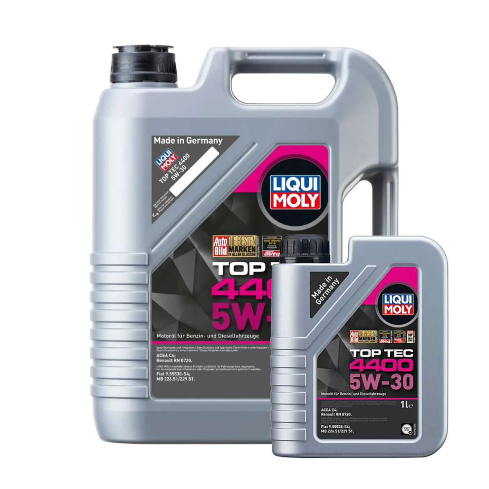 Liqui Moly 5W30 Fully Synthetic Engine Oil Top Tec 4400 Acea C4 Rn 0720 6L
