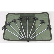 Garden & Camping 8x Heavy Duty Carp Fishing Bivvy Tent Pegs Shelter Pegs Tent Pegs With Screw in Handle These heavy duty pegs are strong enough to