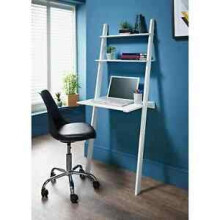 RA-HOMESTORE? New Stunning Lokken Ladder Desk, Ideal for Combining Decoration and Usefulness at Home in White