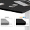 FLEXISPOT Desk top, Black, 12080cm, PR1208-Black 3