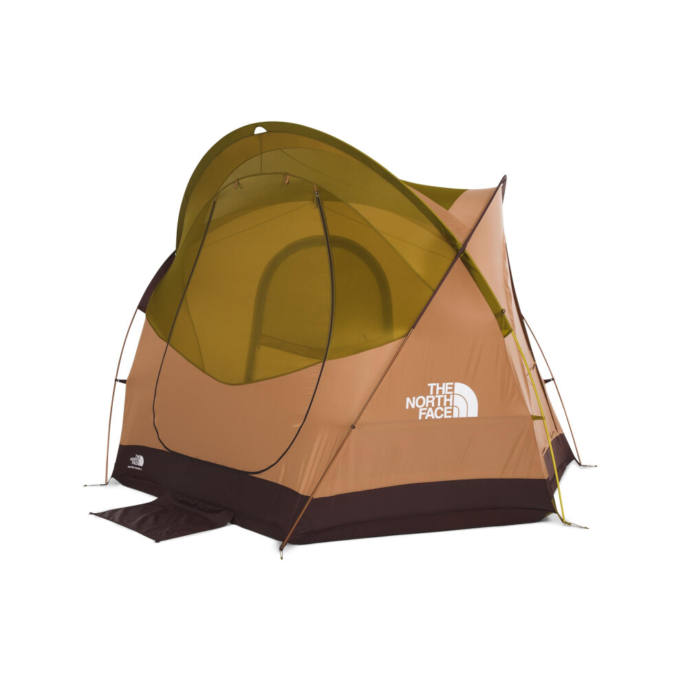 THE NORTH FACE Homestead Super Dome 4 Tent Almond Butter/Coal Brown, One Size
