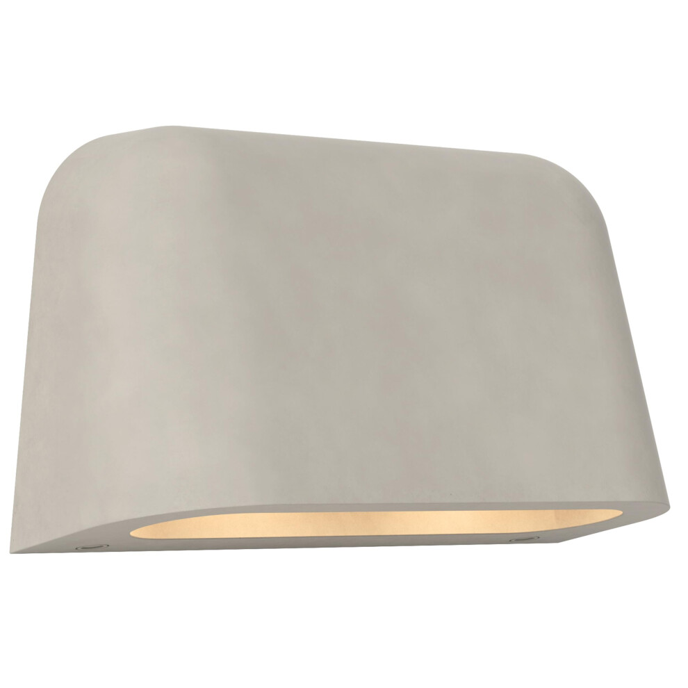 Astro Mast Twin Coastal Wall Light - IP44 Rated - (Matt Concrete), GU10 LED Lamp, Designed in Britain - 1317013-10 Years Guarantee