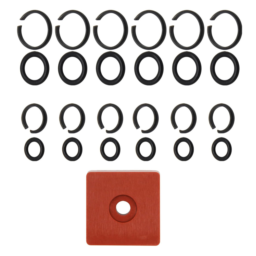 1/2" & 3/8" Impact Wrench Retainer Rings With O-Ring Fit For Electric Wrench/Pneumatic Wrench, Including Retainer Ring Anvil Install Tool, Impact 717206760736
