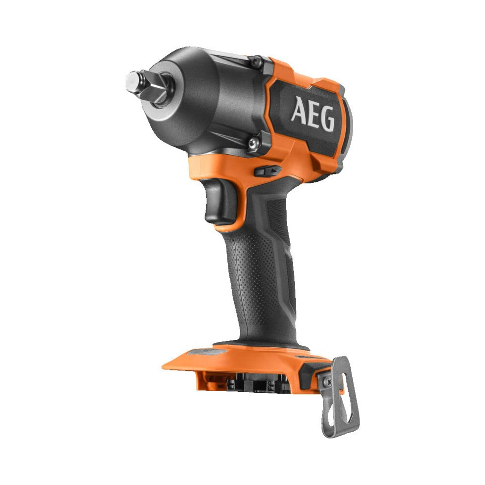 AEG 18 V PRO18V brushless Cordless Impact Wrench BSS18MTF12BL-0 (max. Torque 785 Nm, 1/2 inch Square Socket with snap Ring, 4 Switching Levels, Impact