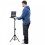 Soundlab Adjustable Tripod Laptop Stand Black 2