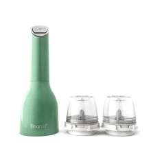 FinaMill Award Winning Battery Operated Pepper Mill & Spice Grinder in One, Adjustable Coarseness, Ceramic Grinding Elements, One Touch Operation with