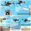 OBEST Mini Drone with 4K Camera, RC Foldable WiFi Drone, 2 Batteries, 360? Obstacle Avoidance, Automatic Return, Headless Mode, RC Quadcopter, 5