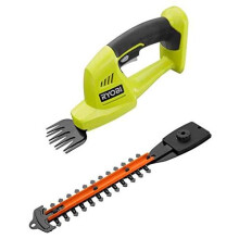 RYOBI ONE+ 18-Volt Lithium-Ion Cordless Grass Shear and Shrubber Trimmer - 1.3 Ah Battery and Charger Included