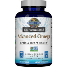 Garden of Life, Dr. Formulated, Advanced Omega, Zitrus, 180 Weichkapseln