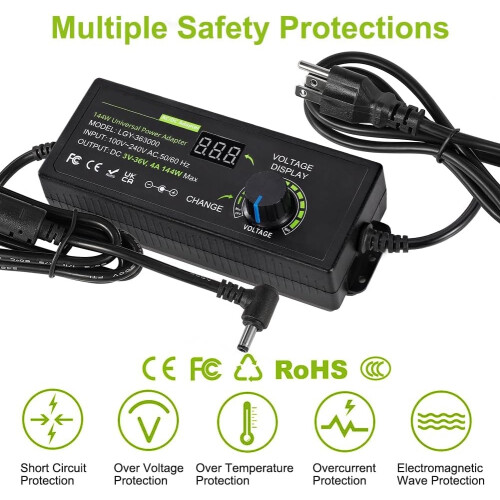 3V~36V 4A 144W Universal Power Supply 2